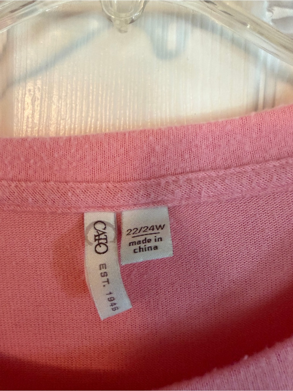 Cato Pink Crewneck Sweatshirt with Tree Glitter Detail - Picture 2 of 2